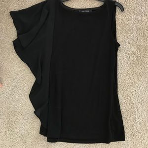 Black Aysemetrical top from WHBM